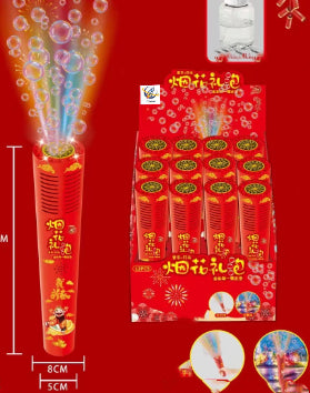 New Spring Festival New Year Fireworks Bubble Machine