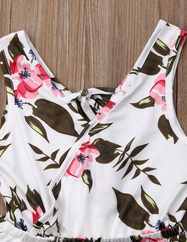 Summer Girls baby girl Floral Outfits Clothes