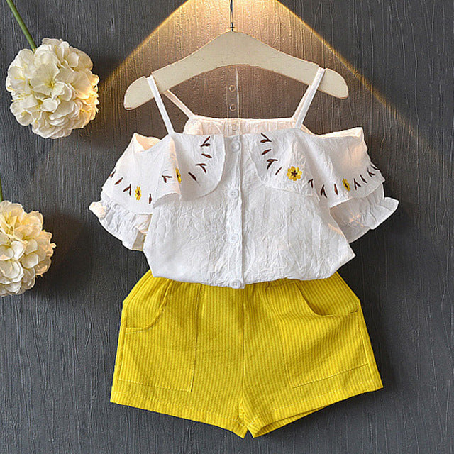Kids Girls Clothes Suit