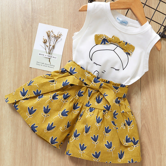Kids Girls Clothes Suit