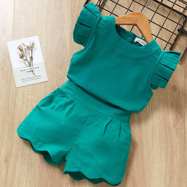 Kids Girls Clothes Suit