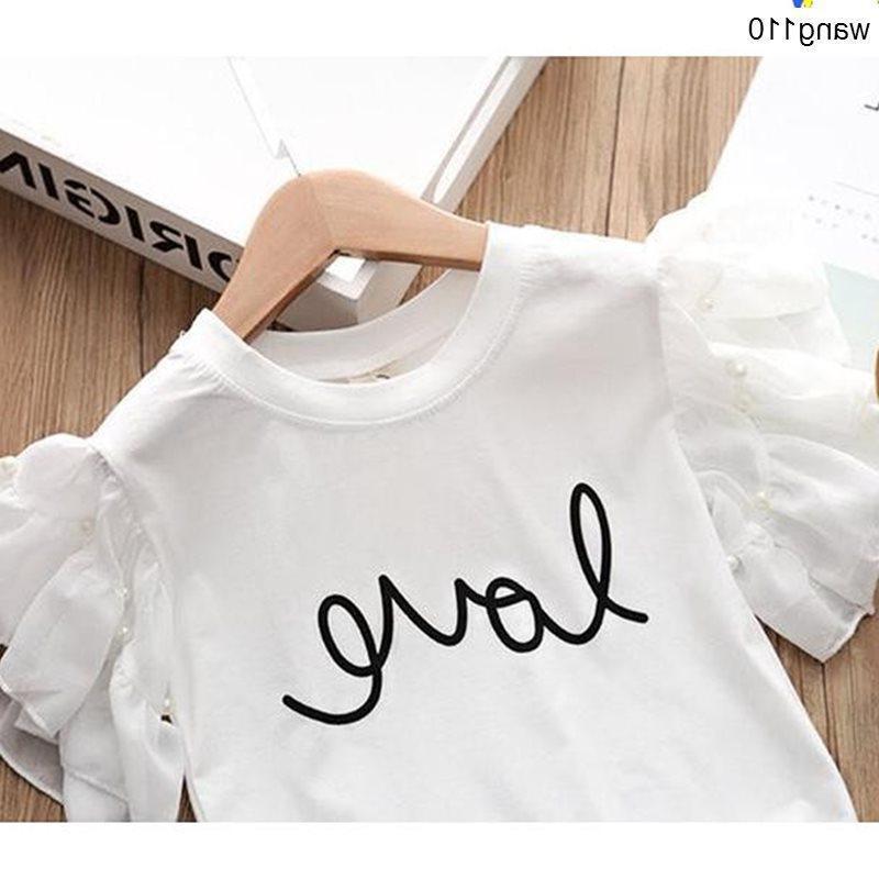 Summer Kids Girls Clothing Sets 2 pcs