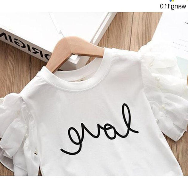 Summer Kids Girls Clothing Sets 2 pcs