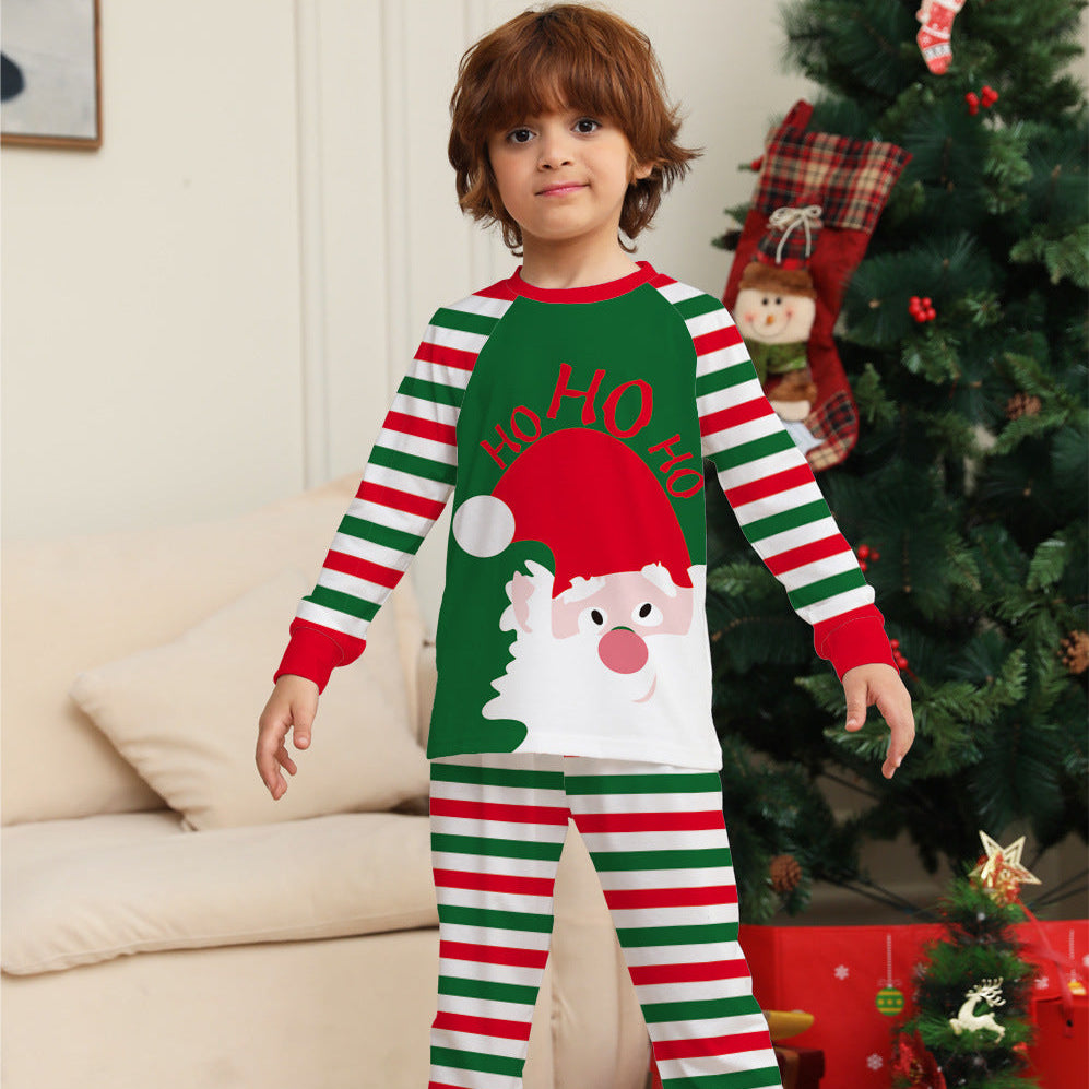 Family Christmas Pajamas Matching Sets Red Stripe