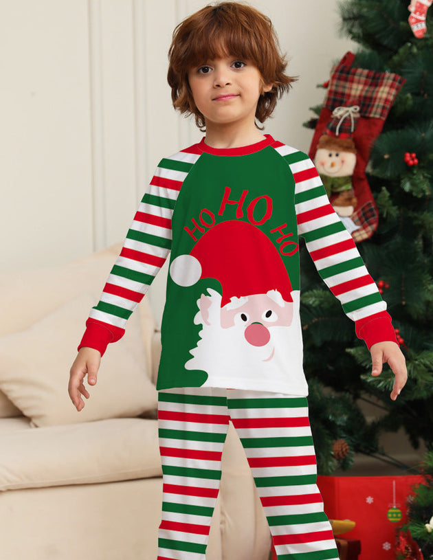 Family Christmas Pajamas Matching Sets Red Stripe