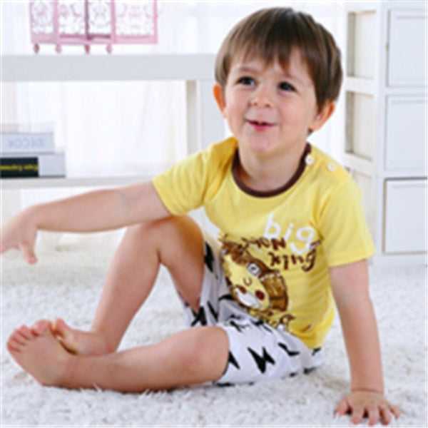 Cartoon Clothing Baby Boy Summer Sets