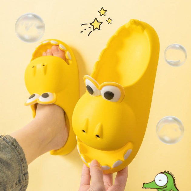 Kids Dinosaur Slippers Shoes