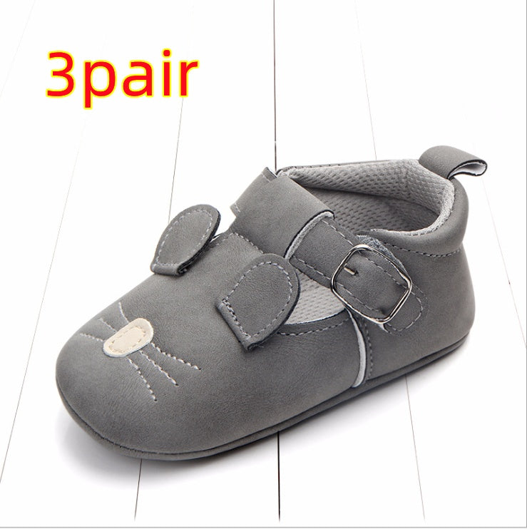 Spring and autumn cartoon animal baby shoes