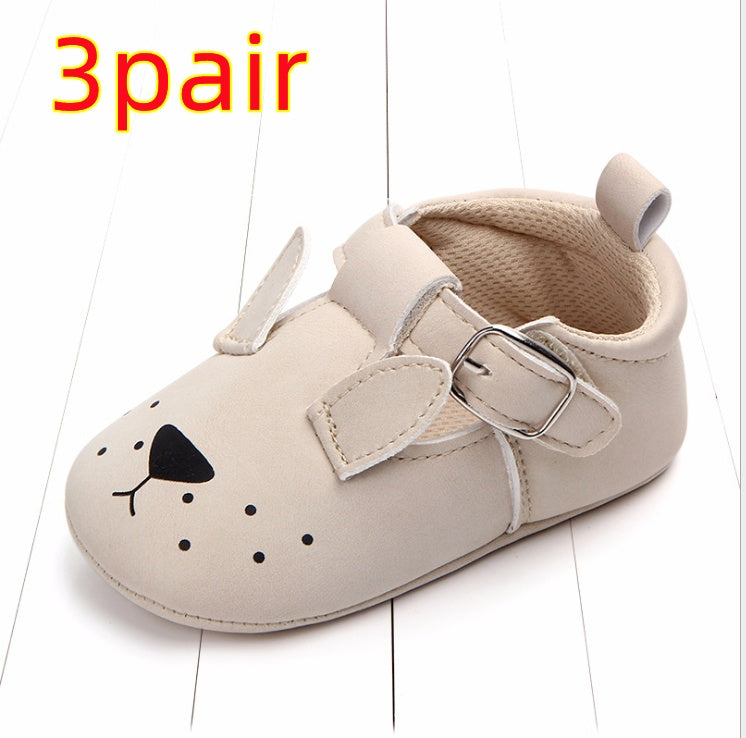 Spring and autumn cartoon animal baby shoes