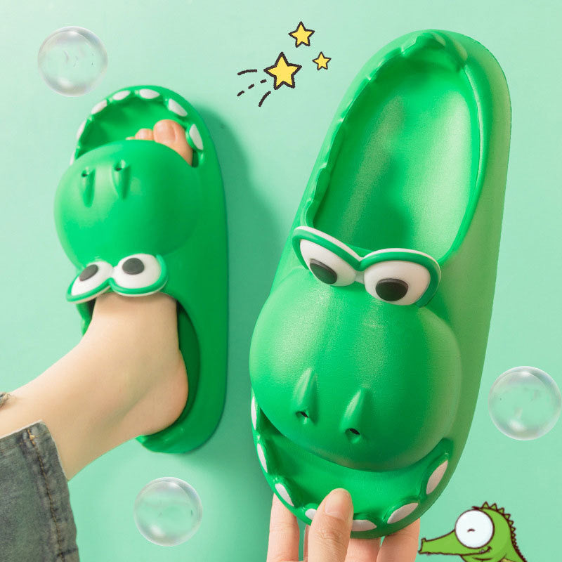 Kids Dinosaur Slippers Shoes