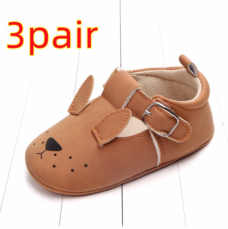 Spring and autumn cartoon animal baby shoes