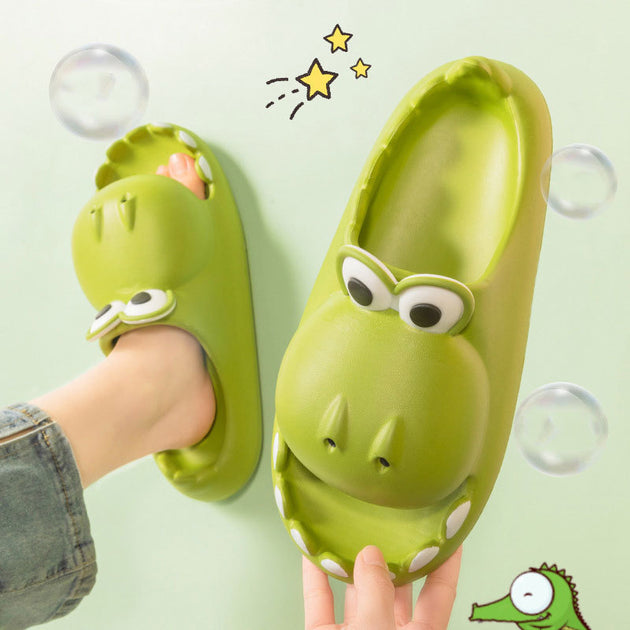 Kids Dinosaur Slippers Shoes