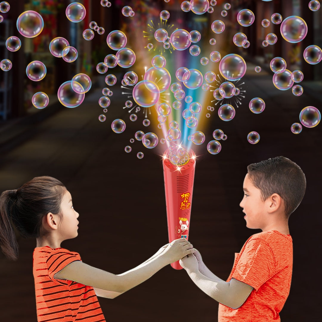 New Spring Festival New Year Fireworks Bubble Machine