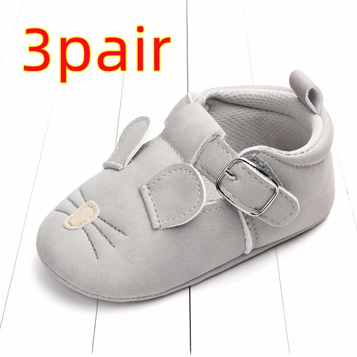Spring and autumn cartoon animal baby shoes