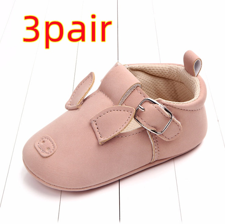 Spring and autumn cartoon animal baby shoes